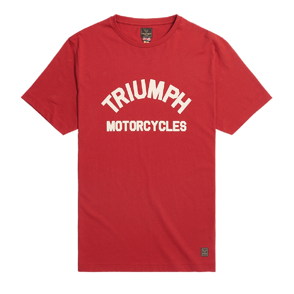 CAMISETA BURNHAM - ROJO / HUESO