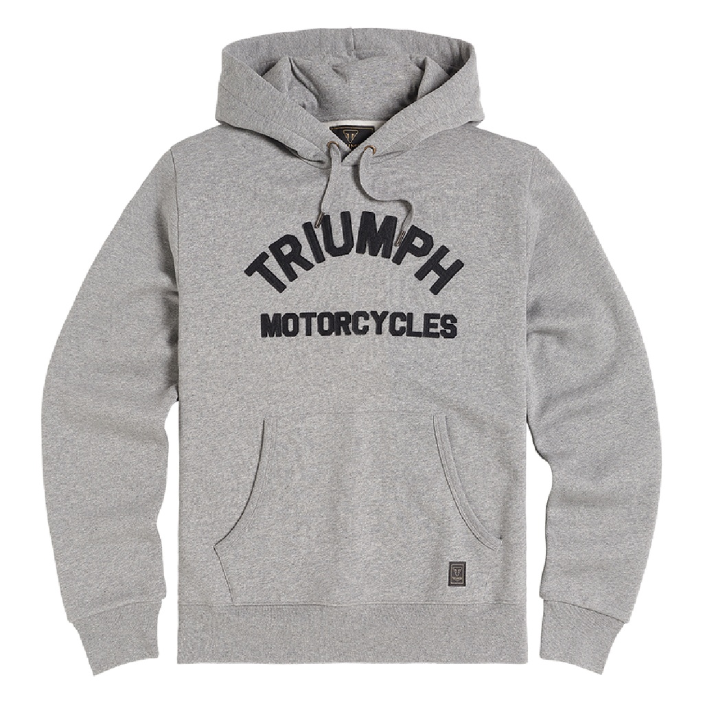 SUDADERA CON CAPUCHA CARRICK GRIS MARL-L