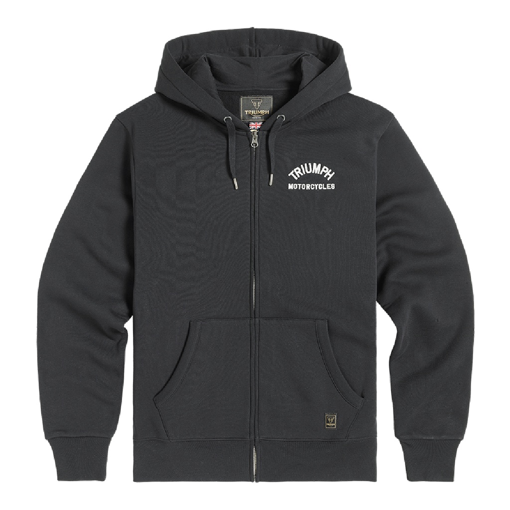 SUDADERO CON CREMALLERA NEGRA COMPLETA ZIP-L