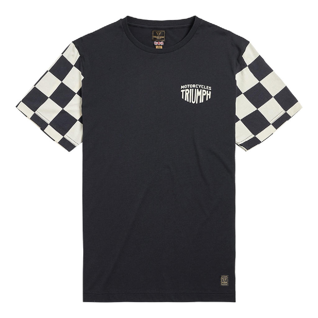 PLAYERA PRESTON NEGRO/HUESO-S