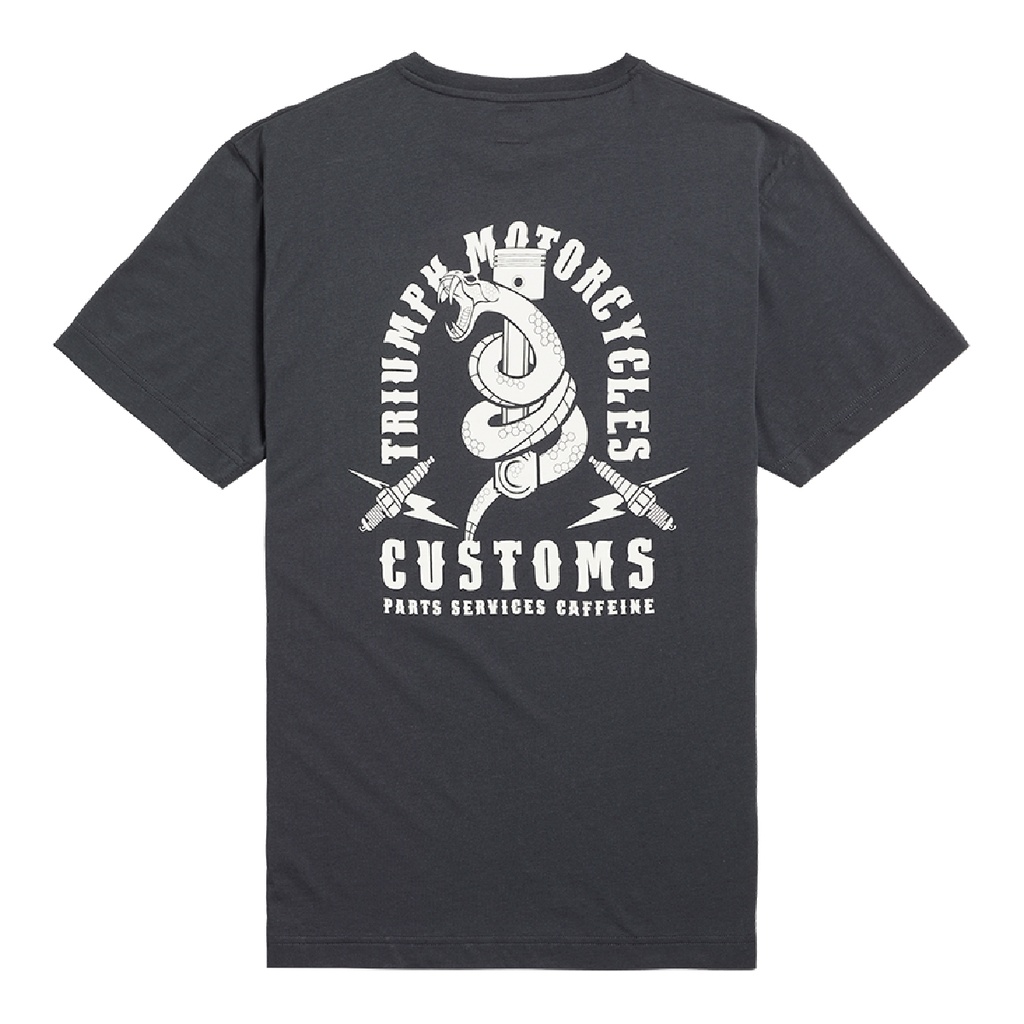 PLAYERA SNAKE PIT BLK/BNE TEE-M