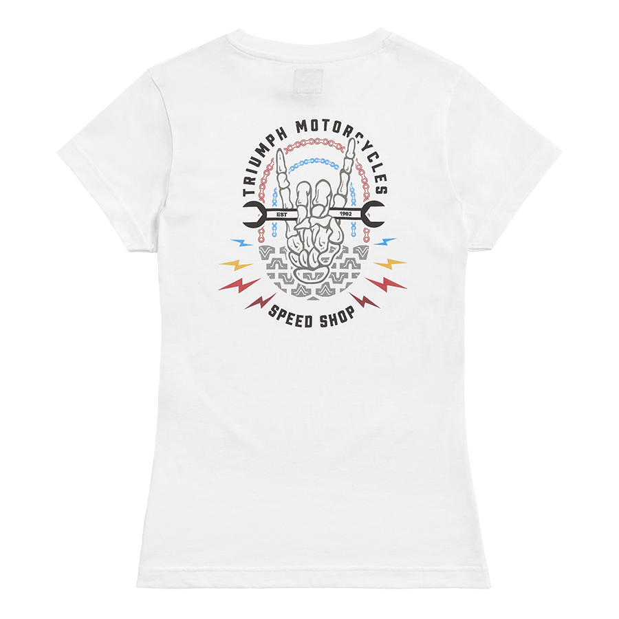 PLAYERA RAD LDS WHITE/MULTI-M
