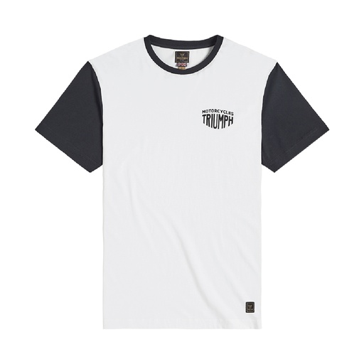 [MTSS2312-XL] CAMISETA FENLAND BLANCO/NEGRO-XL