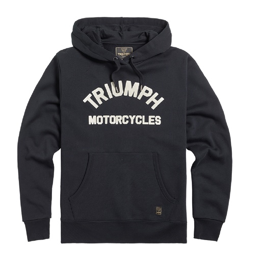 [MSWS2340-L] SUDADERA CON CAPUCHA NEGRA CARRICK-L