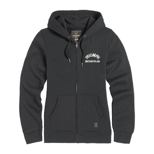 [MSWS2345-M] SUDADERA PARA DAMA BLK COMPLETA ZIP-M