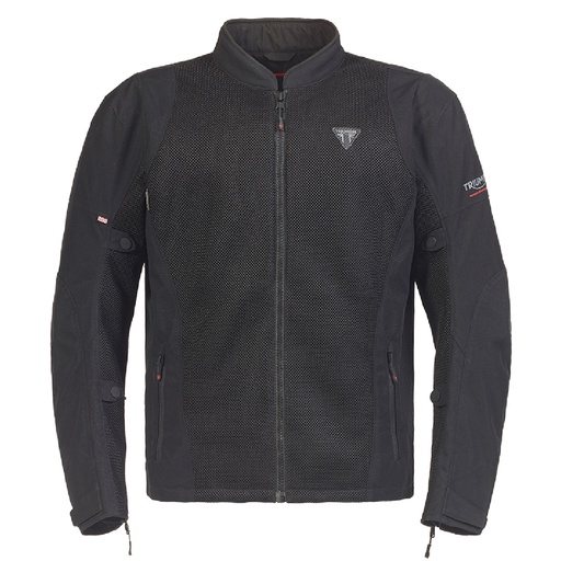 [MTPS2347-M] CHAQUETA MESH NEGRO-M