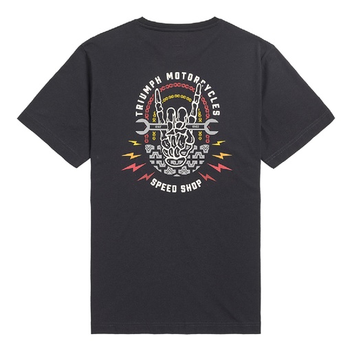 [MTSS2329-M] PLAYERA RAD BLACK/MULTI TEE-M
